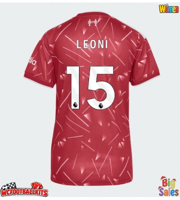 Liverpool Giovanni Leoni #15 Replica Home Stadium Shirt for Women 2026-27 Short Sleeve